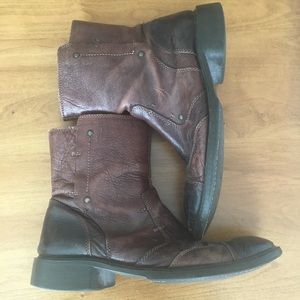 Aldo Size 42/ US 12 Brown Ankle Boots